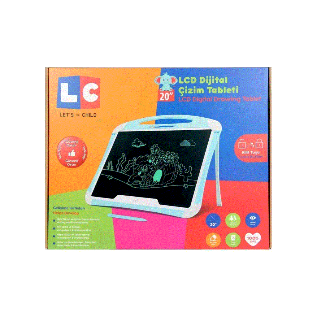 CLZ193 -30958 Let's be Child - Dijital Çizim Tableti 20 inç