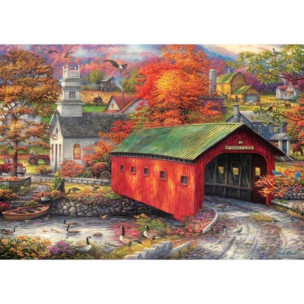 CLZ193 5528 Tatlı Hayat Köprüsü 3000 Parça Puzzle -Art Puzzle