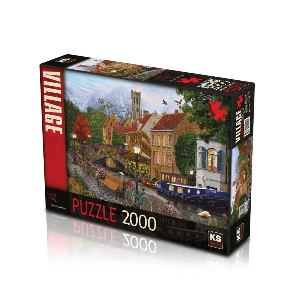CLZ193 22509 Kanal Yaşamı 2000 Parça Puzzle -KS Puzzle