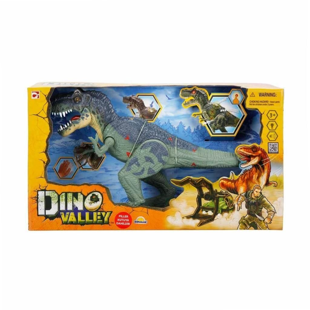 CLZ193 42051 Dino Valley T-Rex Sesli ve Işıklı Dinozor -Sunman