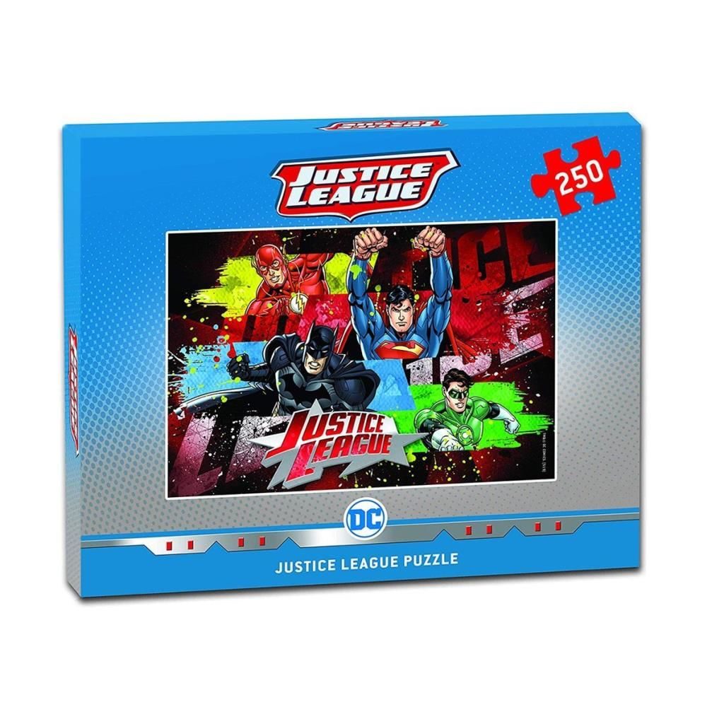 CLZ193 7557 Laço Kids  Justice League 250 Parça Puzzle