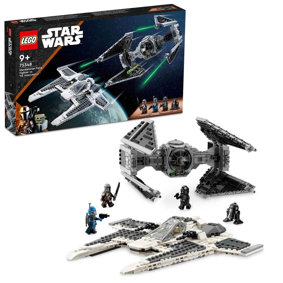 CLZ193 Lego Star Wars Mandalorian Fang Fighter Tıe Interceptor'a Karşı 75348