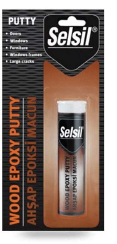 Selsil Epoxy 2 Bileşenli Macun Ahşap Yapıştırıcı 57 gr Selsil Epoxy 2 Bileşenli Macun Ahşap Yapıştırıcı 57 gr