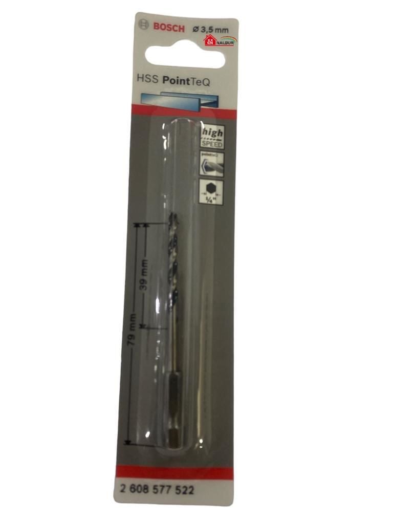 Pointteq Altıgen Şaftlı Hss Matkap Ucu 3,5 mm Pointteq Altıgen Şaftlı Hss Matkap Ucu 3,5 mm