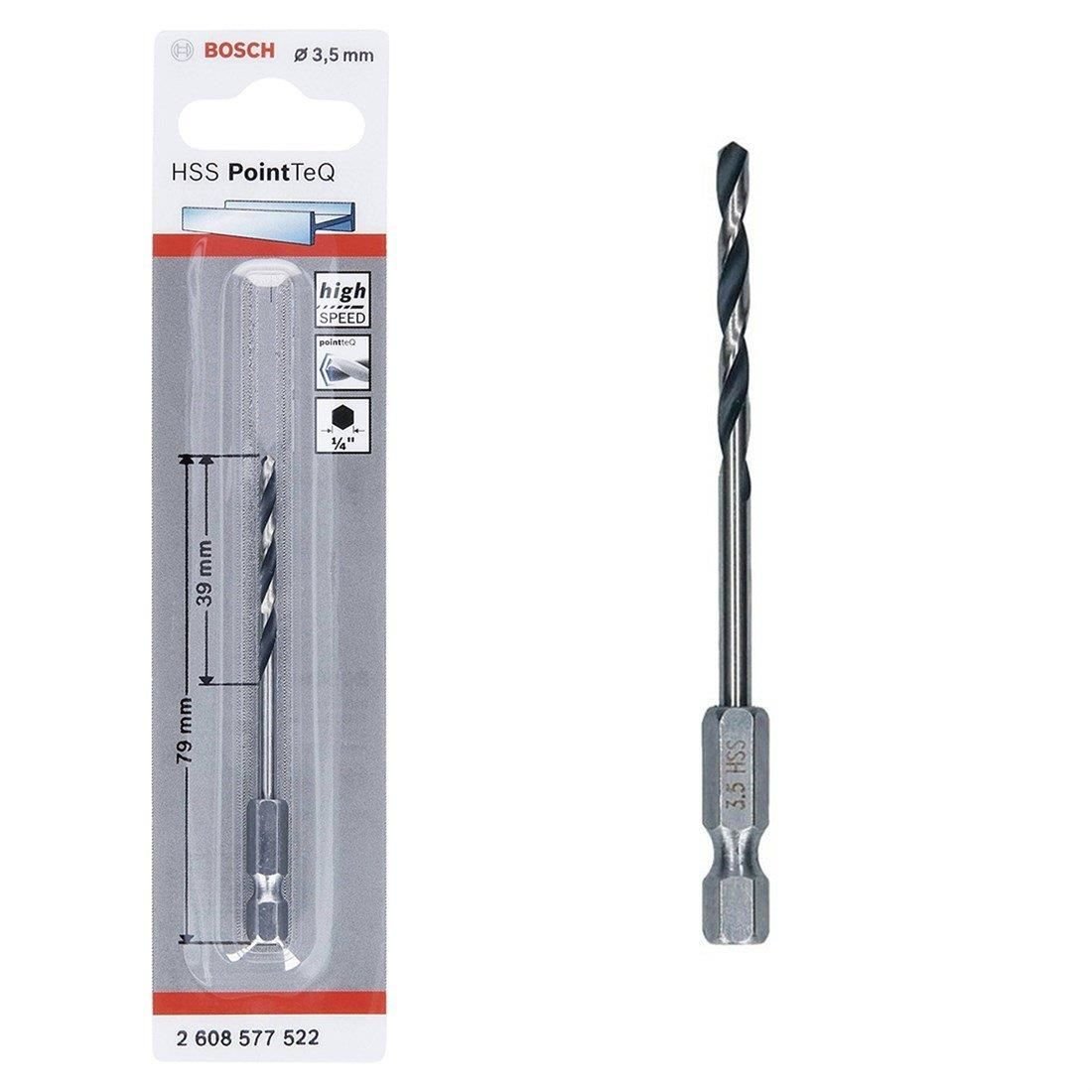 Pointteq Altıgen Şaftlı Hss Matkap Ucu 3,5 mm Pointteq Altıgen Şaftlı Hss Matkap Ucu 3,5 mm