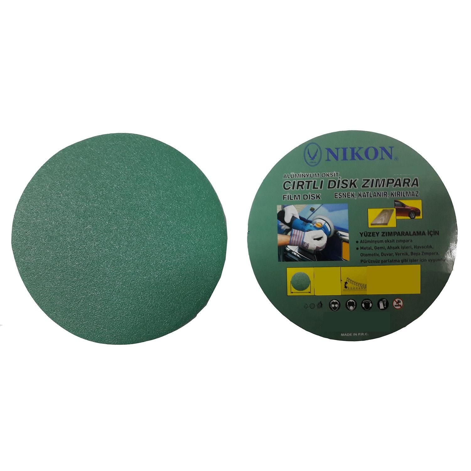 Nikon 52025 Kırılmaz Yeşil Cırt Zımpara 115X60 Kum Nikon 52025 Kırılmaz Yeşil Cırt Zımpara 115X60 Kum