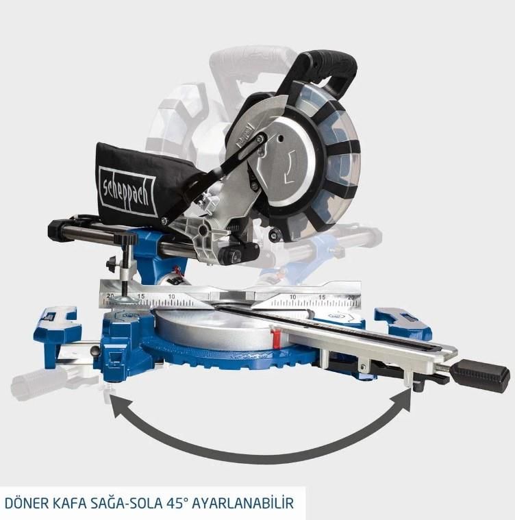 Scheppach HM254SPX 254 mm Gönye Kesme Makinesi Scheppach HM254SPX 254 mm Gönye Kesme Makinesi