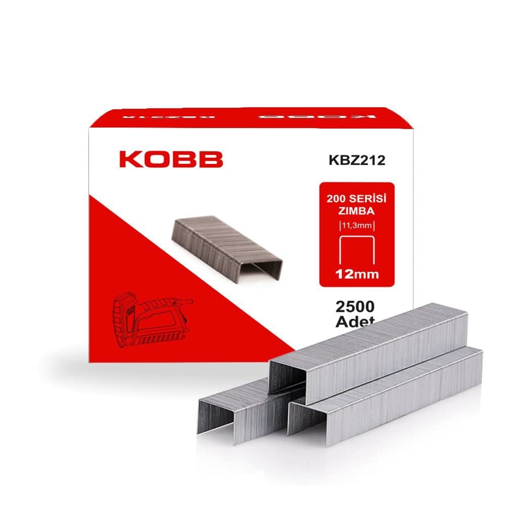 Kobb KBZ212 12 mm 2500 Adet Zımba Teli Kobb KBZ212 12 mm 2500 Adet Zımba Teli