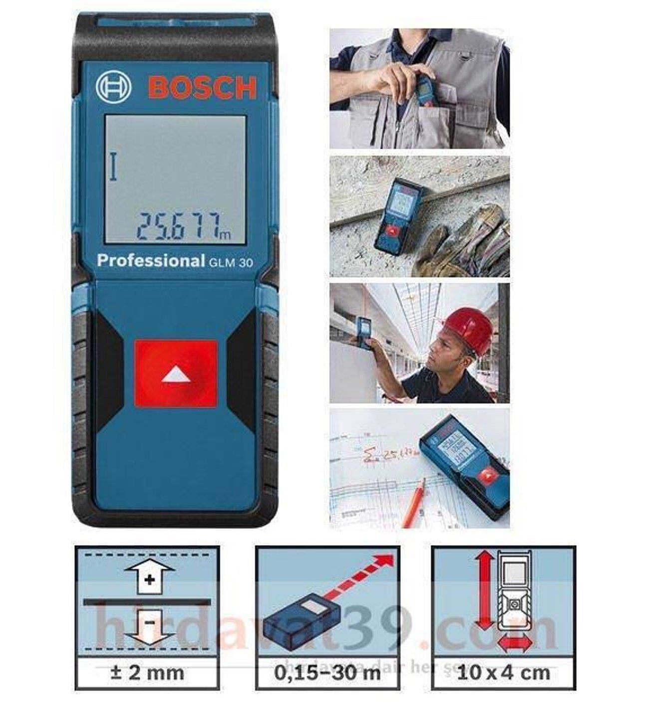 Bosch GLM 30 Lazermetre 30 Metre Bosch GLM 30 Lazermetre 30 Metre