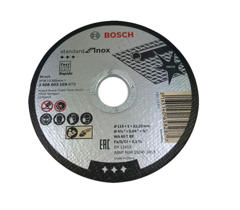 CLZ202 Bosch Standat İnox Kesici 115X1X22,23 mm