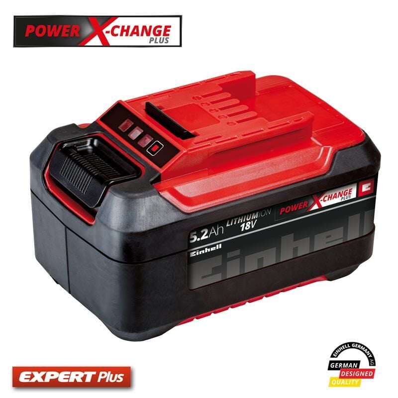 Einhell Power X-Change Li-on Akü 18 Volt 5,2 Ah Plus Einhell Power X-Change Li-on Akü 18 Volt 5,2 Ah Plus