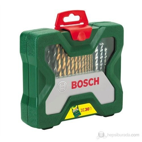 CLZ202 Bosch 30 Parça Titanyum Delme  Vidalama Seti