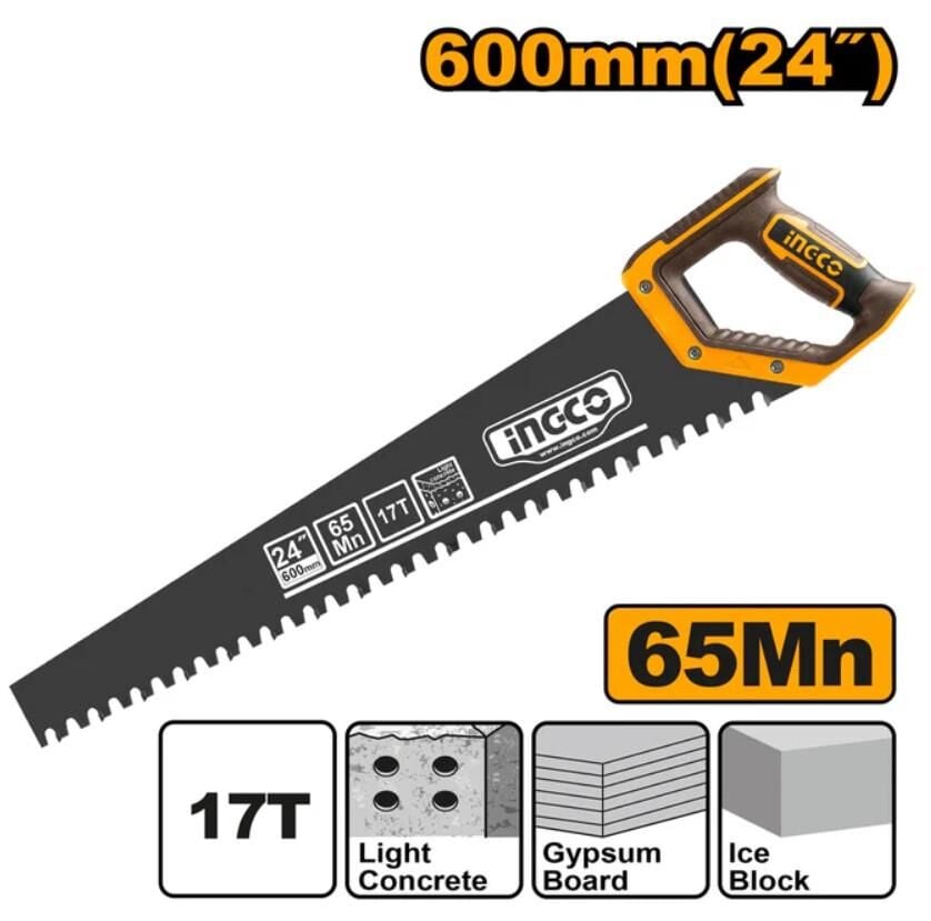 İngco HCBS016001 Gazbeton Testere 600 mm İngco HCBS016001 Gazbeton Testere 600 mm