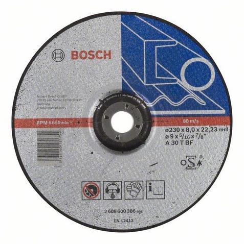 CLZ202 Bosch 230x8 mm Bombeli Taşlama Diski 2 608 600 386