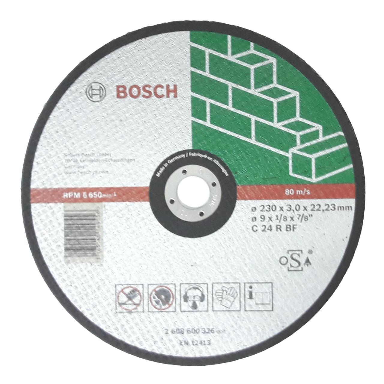 CLZ202 Bosch 230x3 mm Mermer Kesici Taş 2 608 600 326