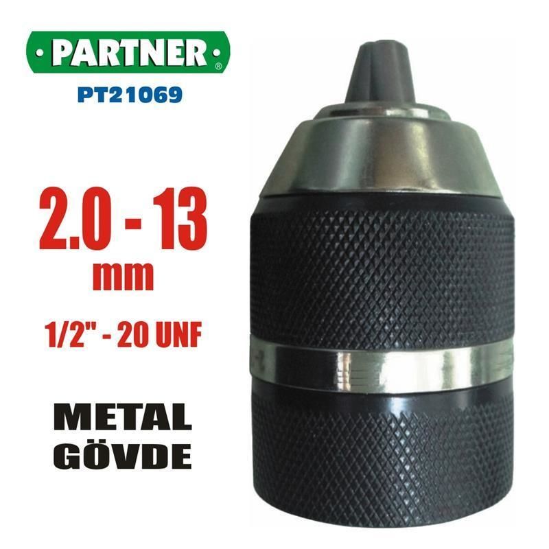 CLZ202 Partner 21069 Anahtarsız Mandren 13 mm 1/2