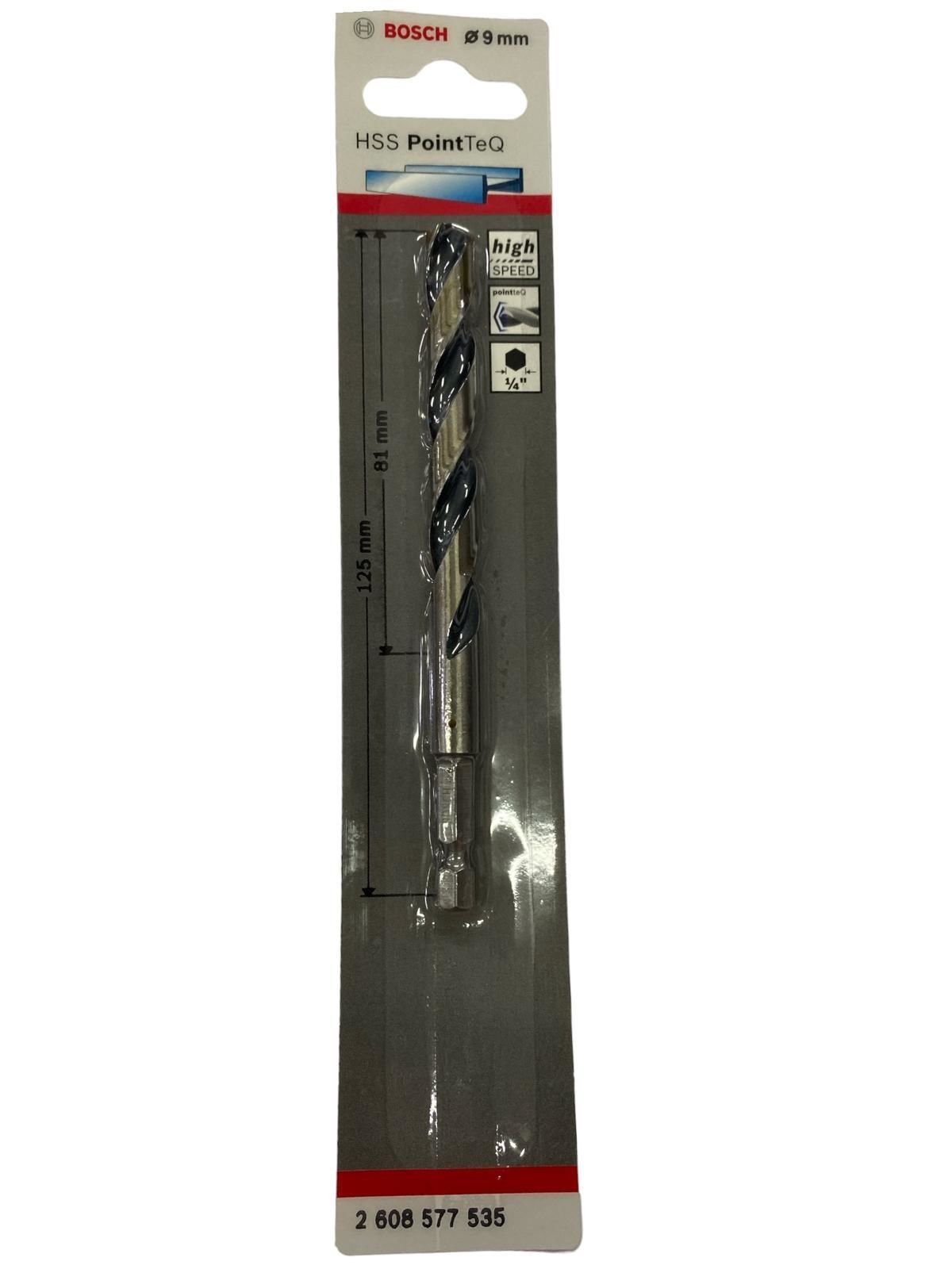 Pointteq Altıgen Şaftlı Hss Matkap Ucu 9 mm Pointteq Altıgen Şaftlı Hss Matkap Ucu 9 mm