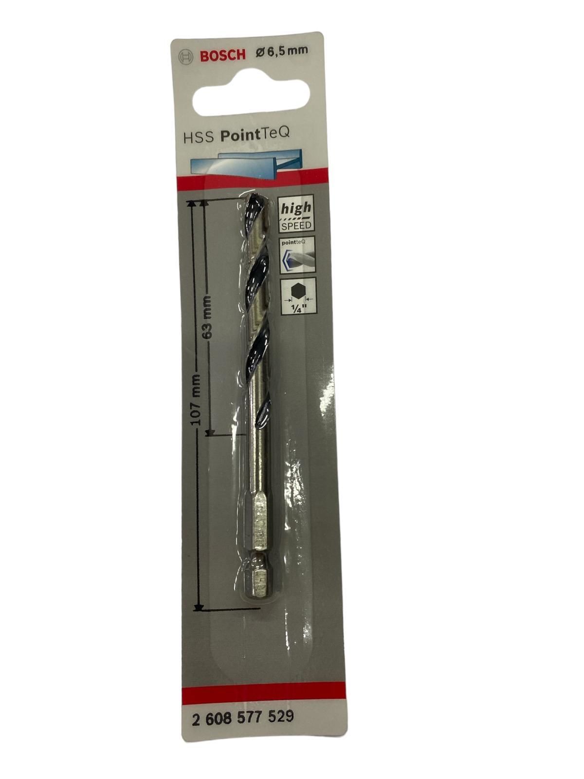Pointteq Altıgen Şaftlı Hss Matkap Ucu 6,5 mm Pointteq Altıgen Şaftlı Hss Matkap Ucu 6,5 mm