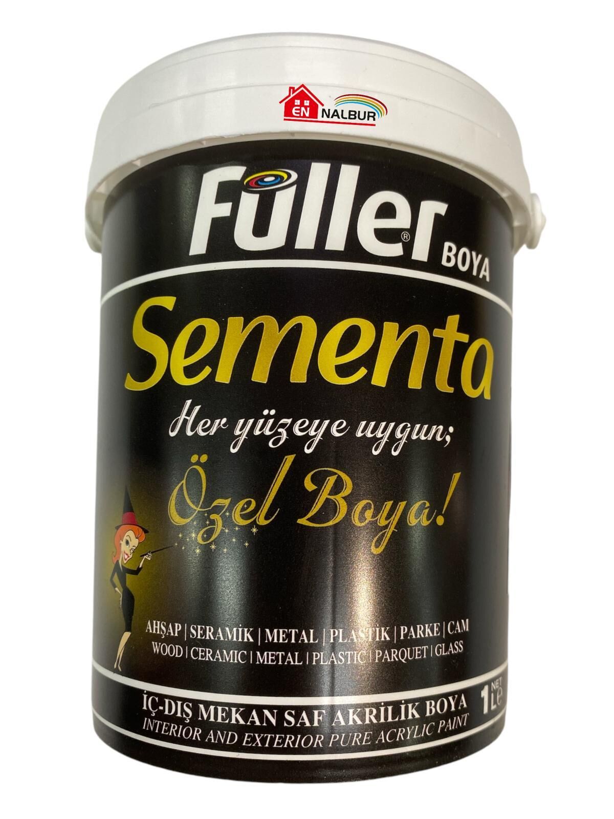 Sementa Özel Su Bazlı Saf Akrilik Boya 1 Litre Yağmur Sementa Özel Su Bazlı Saf Akrilik Boya 1 Litre Yağmur
