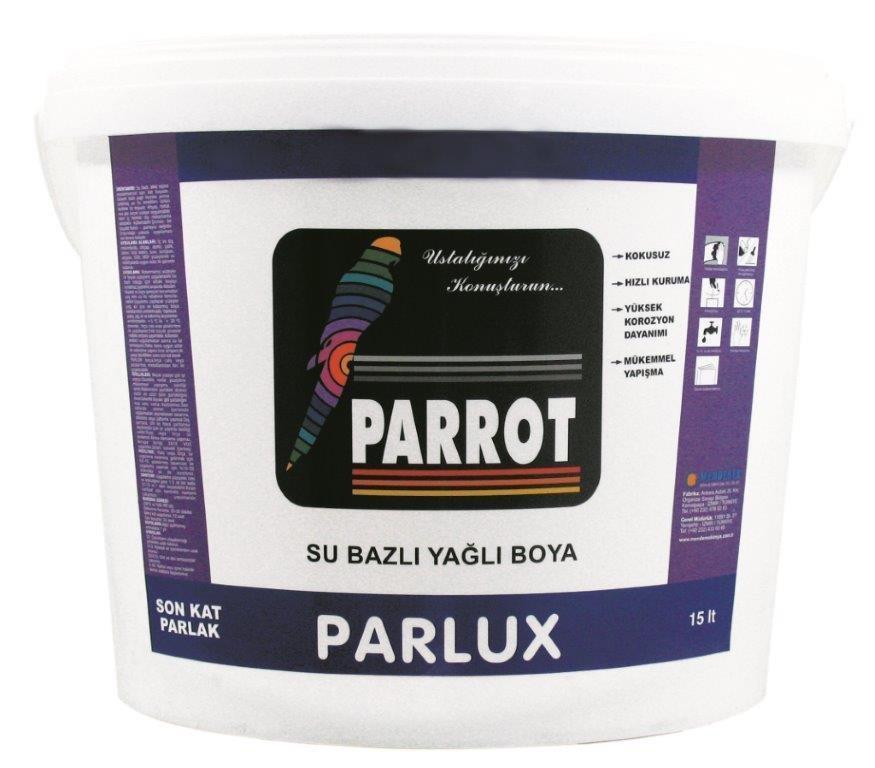 CLZ202 Parrot Parlux Su Bazlı Yağlı Boya 0,75 Litre Yeşil