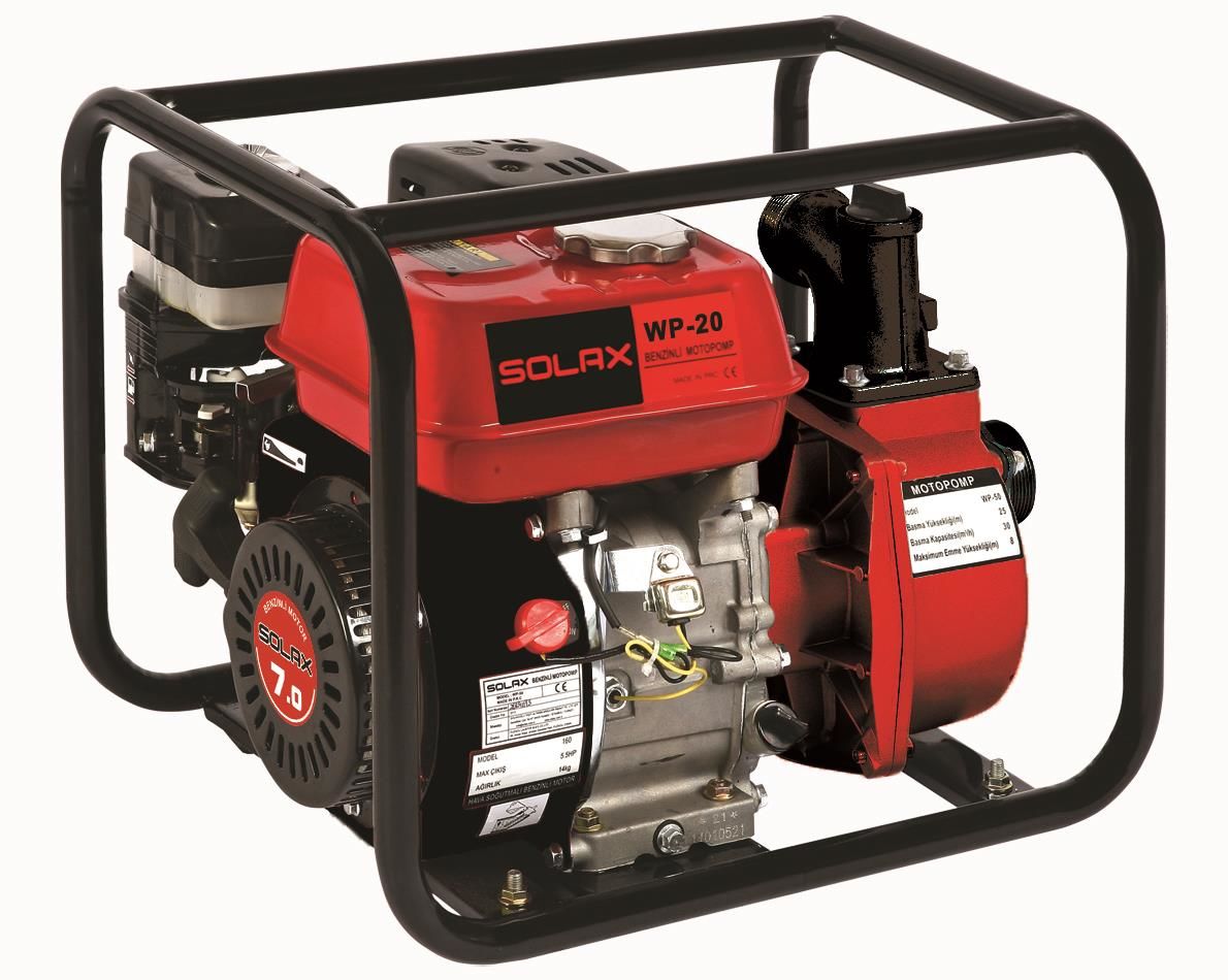 Solax WP-20 2 İnch Benzinli Su Motoru Dört Zamanlı Solax WP-20 2 İnch Benzinli Su Motoru Dört Zamanlı