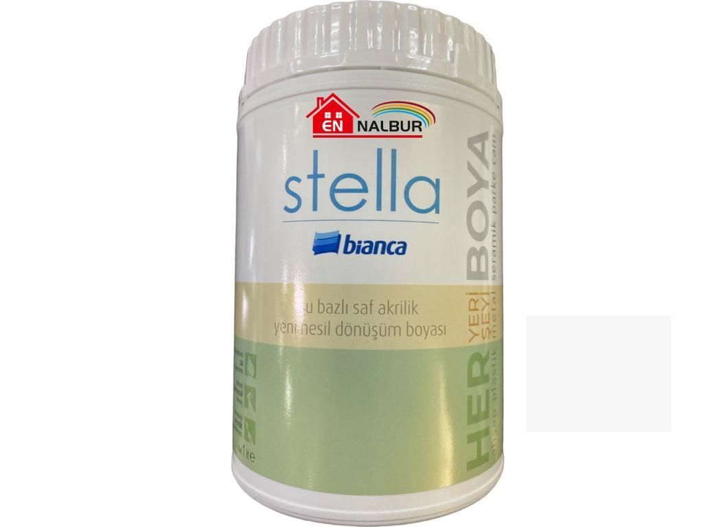 CLZ202 Bianca Stella 0101 Beyaz Su Bazlı Saf Akrilik Boya 0,5 Litre
