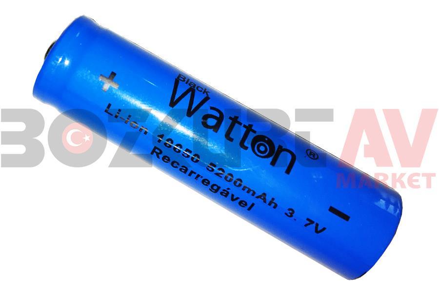 CLZ202 Watton 18650 3,7 Volt 5200 mAh Şarjlı Pil