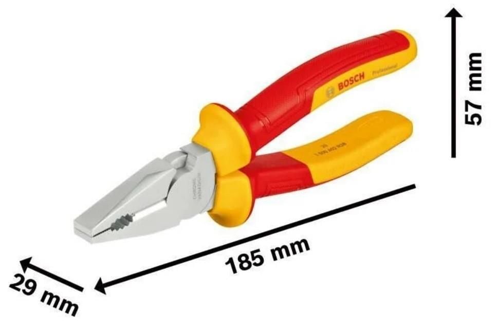  Profesyonel İzoleli Pense 180 mm