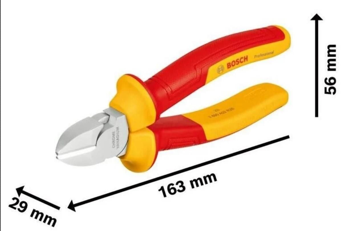 Profesyonel İzoleli Yan Keski 160 mm Profesyonel İzoleli Yan Keski 160 mm