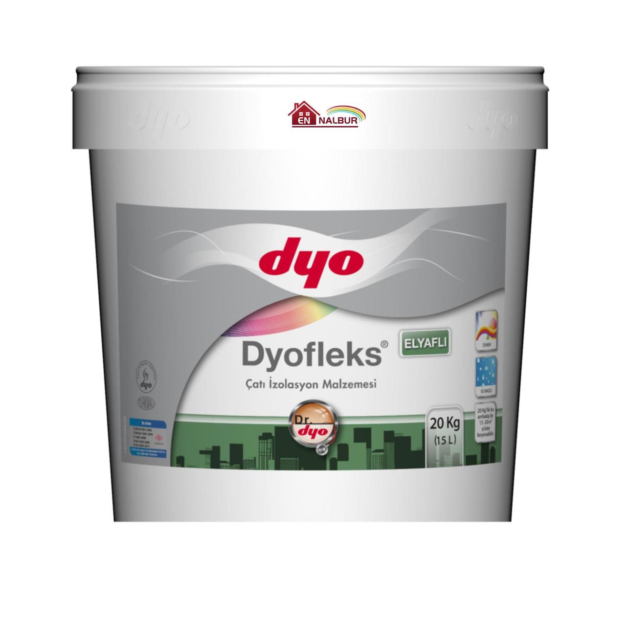 CLZ202 Dyoflex Elyaflı Çatı İzolasyon Malzemesi 2,5 Litre