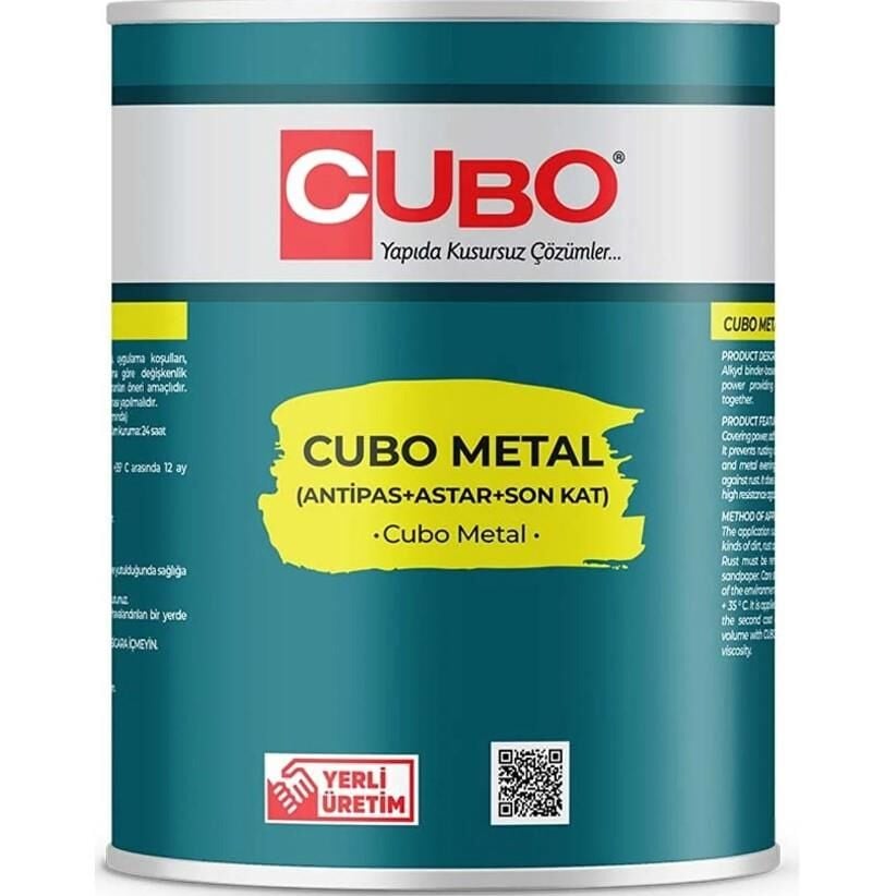 Cubo Metal Pas Boyası Nefti Yeşil 0,75 Litre Cubo Metal Pas Boyası Nefti Yeşil 0,75 Litre