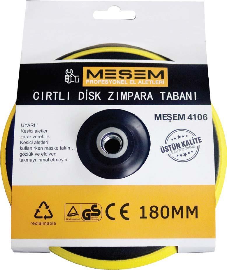 CLZ202 Meşem 4106 180 Cırtlı Disk Zımpara Tabanı