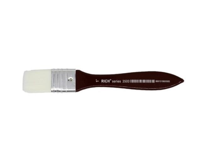 CLZ202 Rich Zemin Fırçası No 1 3500 Seri Beyaz Kıllı Uç 2,5 cm