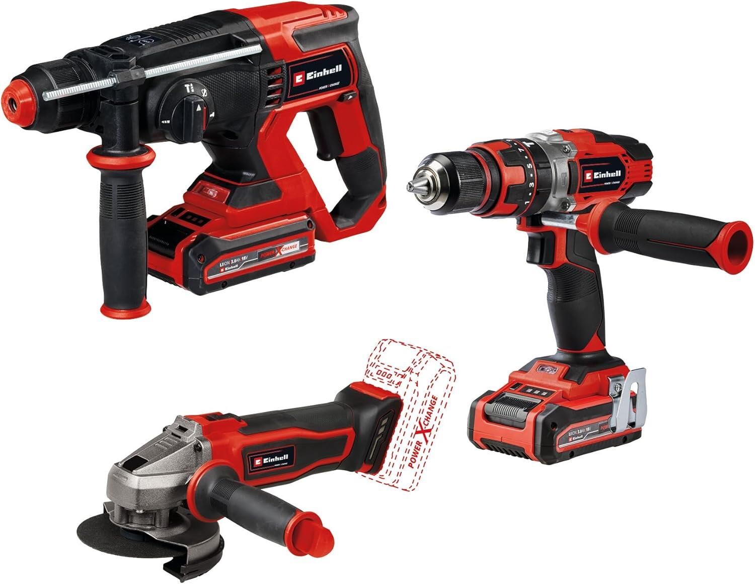 Einhell TE TK 18/3 Akülü Makina Seti Einhell TE TK 18/3 Akülü Makina Seti