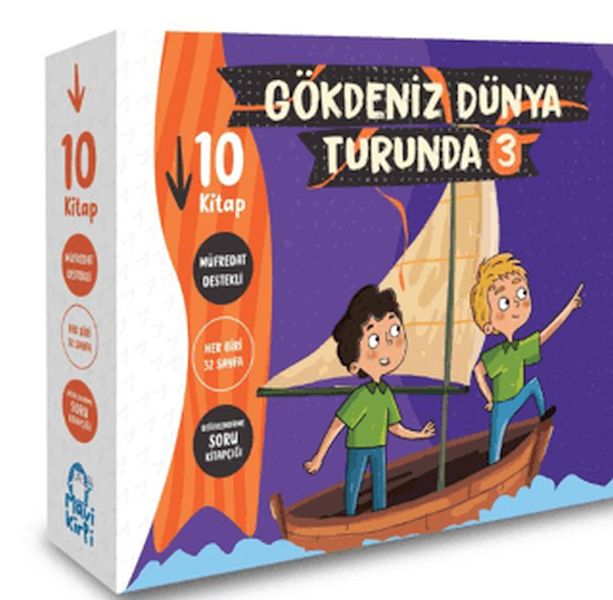 Gökdeniz Dünya Turunda 3 - 2. Sınıf Hikaye Seti (10 Kitap)