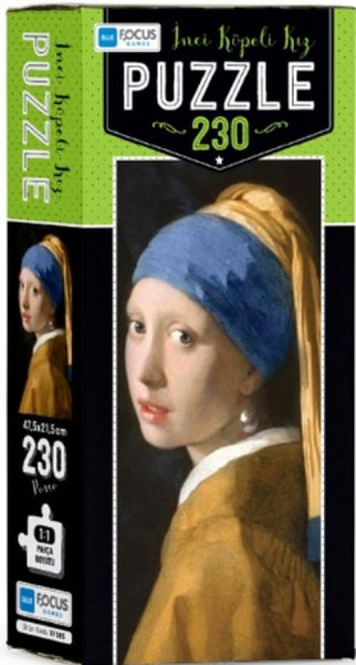 Blue Focus İnci Küpeli Kız - Puzzle 230 Parça