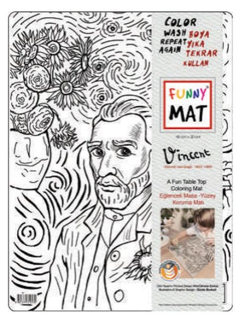 Funny Mat - Vıncent Van Gogh 30 X 40 Cm