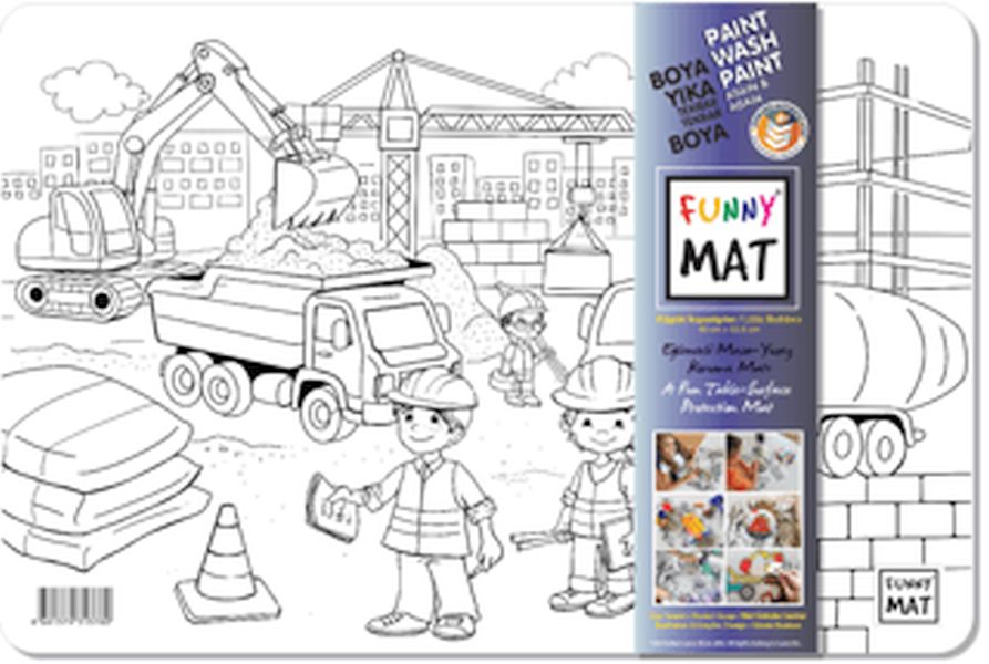 Funny Mat Küçük İnşaatçılar / Little Builders İkili Set Funny Mat Küçük İnşaatçılar / Little Builders İkili Set