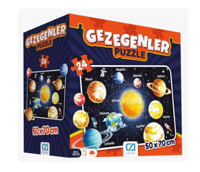 Gezegenler Yer Puzzle