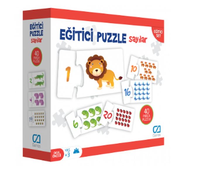Eğitici Puzzle - Sayılar Eğitici Puzzle - Sayılar