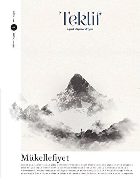 Teklif 2 Aylık Düşünce Dergisi Teklif 2 Aylık Düşünce Dergisi