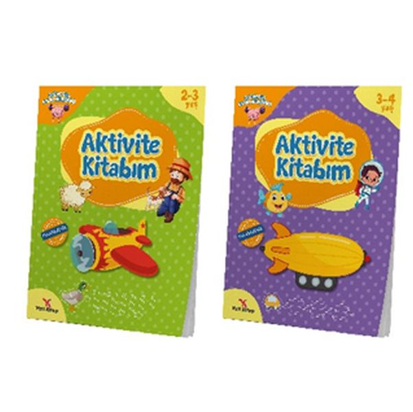 2-4 Yaş Aktivite Kitabım Evde Etkinlik Seti 2-4 Yaş Aktivite Kitabım Evde Etkinlik Seti