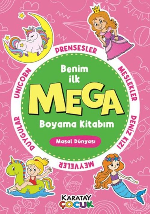 Mega Boyama Kitabım - Masal Dünyası Mega Boyama Kitabım - Masal Dünyası