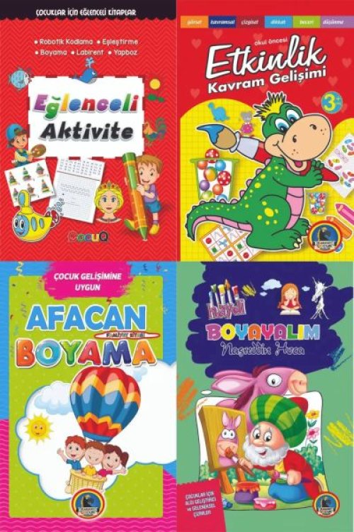 500 Aktivite Serisi (4  Takım)