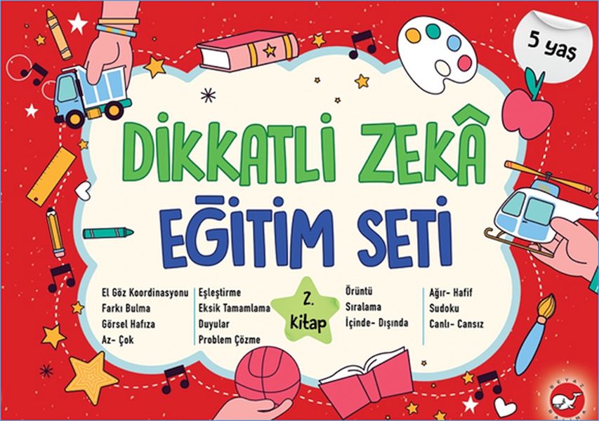 Dikkatli Zeka Eğitim Seti - 2. Kitap (5 Yaş) Dikkatli Zeka Eğitim Seti - 2. Kitap (5 Yaş)