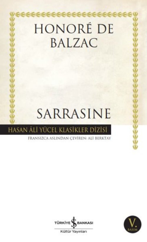 Sarrasine - Hasan Ali Yücel Klasikleri Sarrasine - Hasan Ali Yücel Klasikleri