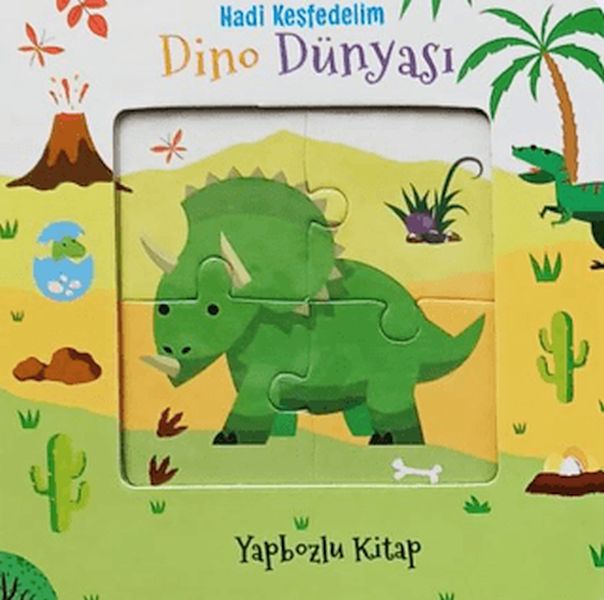 Hadi Keşfedelim - Dino Dünyası Yapbozlu Karton Kitap Hadi Keşfedelim - Dino Dünyası Yapbozlu Karton Kitap