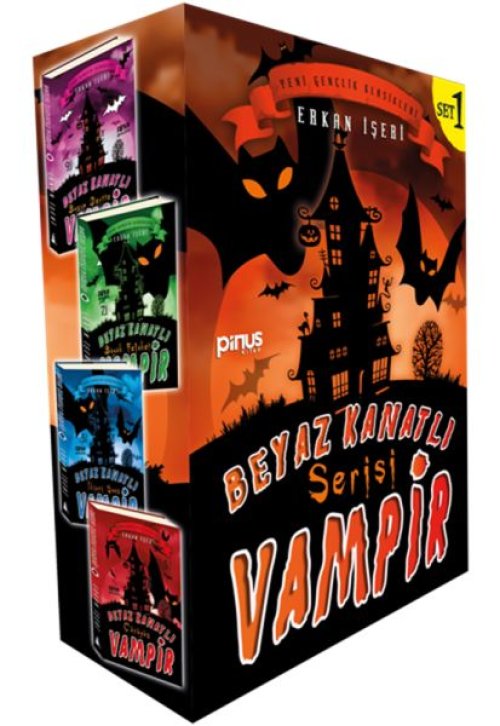 Beyaz Kanatlı Vampir Seti 1 - 4  Takım