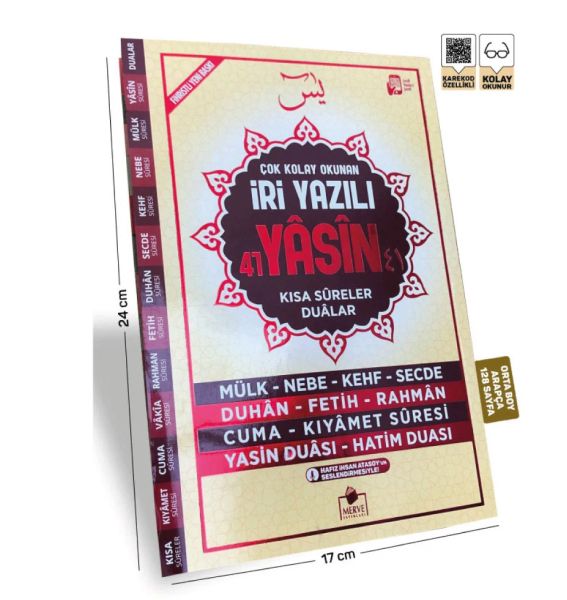 İri Yazılı Yasin Fihristli Sesli Orta Boy İri Yazılı Yasin Fihristli Sesli Orta Boy