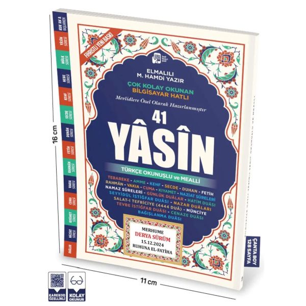 41 Yasin Çanta Boy 41 Yasin Çanta Boy